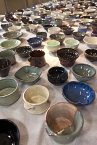 Pine Tree Potters - Empty Bowls 2014